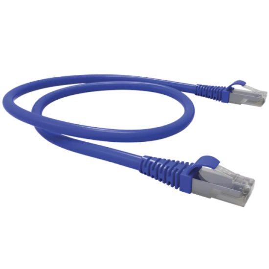 Patch Cord Cat.5e 26AWG UTP AZUL (2.5 METROS) LSZH - INSTRUFIBER