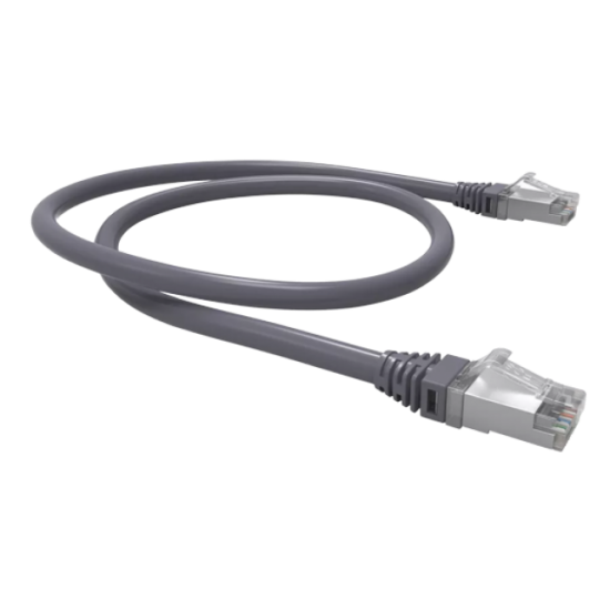 Patch Cord Cat.6 26AWG UTP CINZA (0.5 METROS) LSZH - INSTRUFIBER