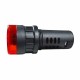 Alarme Sonoro Buzzer Sinaleiro Led Vermelho 22MM 24Vdc DNI - INSTRUFIBER