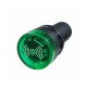Alarme Sonoro Buzzer Sinaleiro Led Verde 22MM 24Vdc DNI - INSTRUFIBER