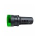 Alarme Sonoro Buzzer Sinaleiro Led Verde 22MM 24Vdc DNI - INSTRUFIBER