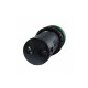 Alarme Sonoro Buzzer Sinaleiro Led Verde 22MM 24Vdc DNI - INSTRUFIBER