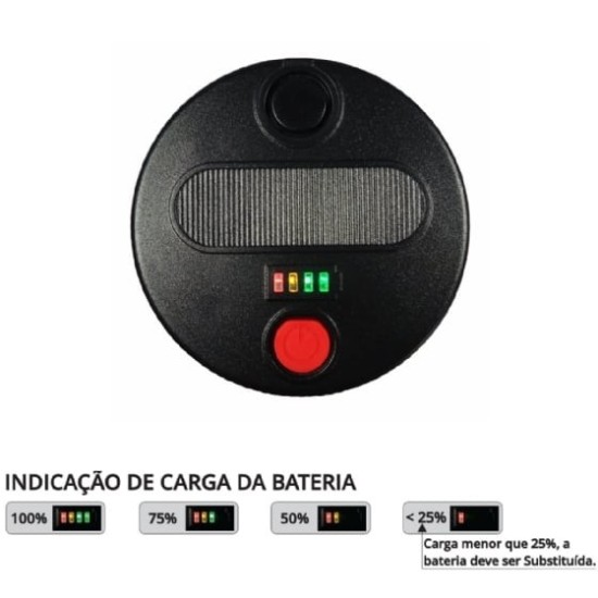 Luz de Advertência Portátil 4 Funções 28 LEDs a Bateria DNI - INSTRUFIBER