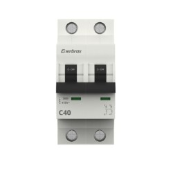 Disjuntor Termomagnético Bipolar 40A 3KA DT3E2C Enerbras - INSTRUFIBER