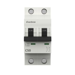Disjuntor Termomagnético Bipolar 50A 3KA DT3E2C Enerbras - INSTRUFIBER