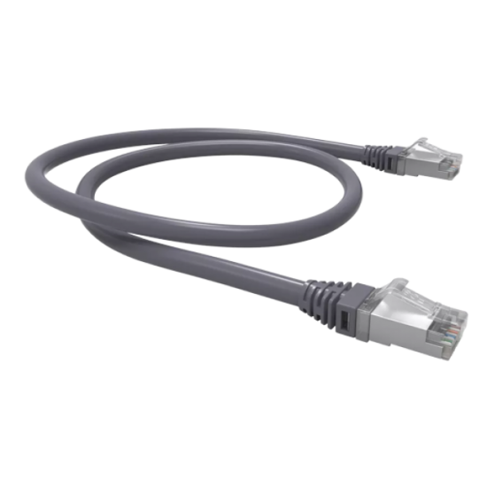 PATCH CORD U/UTP GIGALAN GREEN CAT.6 - 5.0M - CINZA - INSTRUFIBER