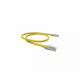 PATCH CORD U/UTP GIGALAN CAT.6 - CM - 2.0M - AMARELO - INSTRUFIBER