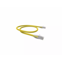 PATCH CORD U/UTP GIGALAN CAT.6 - CM - 2.5M - AMARELO - INSTRUFIBER