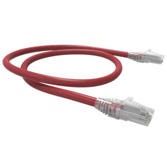 PATCH CORD U/UTP MULTILAN CAT.5E - CM - T568A/B - 1.5M - VERMELHO - INSTRUFIBER