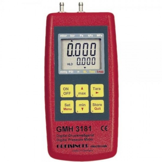 Manômetro Diferencial Digital Portátil, Modelo Gmh3181010000 - INSTRUFIBER