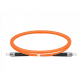 CORDÃO ÓPTICO DUPLEX MULTIMODO OM1 ST/PC - ST/PC 20 m - INSTRUFIBER