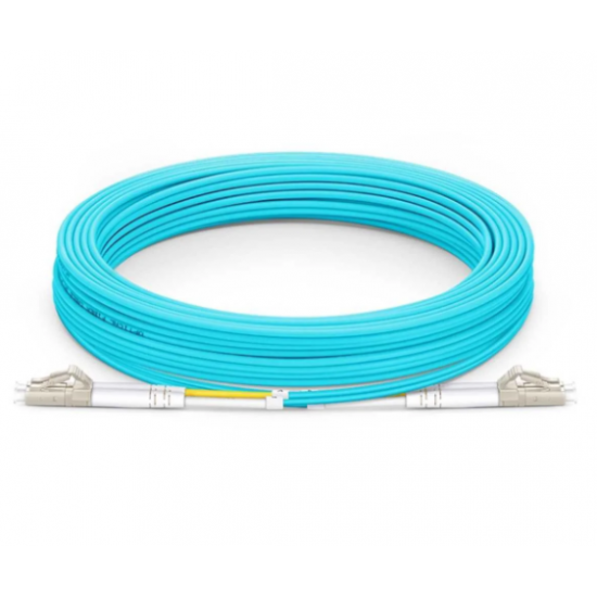 Cordão Óptico DUPLEX MM Acqua OM4 10G 50/125µ LC-UPC/LC-UPC 10m- INSTRUFIBER