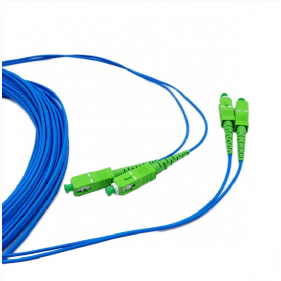 Cordão Óptico Duplex SM 9/125µ SC-APC/SC-APC 2.5m - INSTRUFIBER