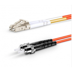 Cordão Óptico Duplex MM 62,5/125µ LC-UPC/ST-PC 20m - INSTRUFIBER