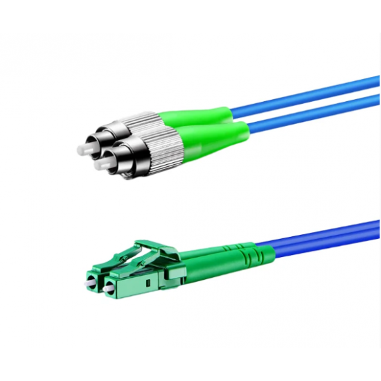 Cordão Óptico Duplex SM 9/125 FC-APC/LC-APC 2,5m - INSTRUFIBER