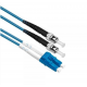 Cordão Óptico Duplex SM 9/125µ LC-UPC/ST-UPC 15m - INSTRUFIBER