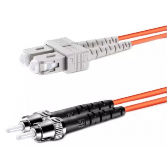 Cordão Óptico Duplex MM (62,5/125) 3mm ST-PC/SC-PC 5m - INSTRUFIBER