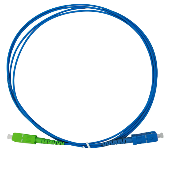 Cordão Óptico Simplex SM 9/125µ 3mm SC/APC - SC/UPC 1m - INSTRUFIBER