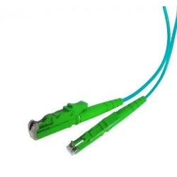 Cordão Óptico Simplex MM Acqua OM3 10G 50/125µ E2000-APC/E2000-APC 2.5m - INSTRUFIBER