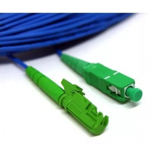 Cordão Óptico Simplex SM 9/125µ E2000-APC/SC-APC 2m - INSTRUFIBER