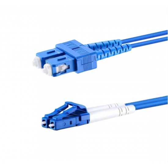 Cordão Óptico Duplex SM 9/125 SCPC/LCPC 1.5m - INSTRUFIBER