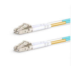 Cordão Óptico Duplex MM Acqua OM3 10G 50/125µ LC-APC/LC-APC 2.5m - INSTRUFIBER