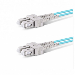 CORDÃO ÓPTICO DUPLEX MULTIMODO OM4 SC/PC - SC/PC 10 metros - INSTRUFIBER