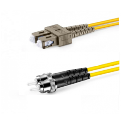 Cordão Óptico Duplex MM 50/125µ SC-PC/ST-PC 2.5m - INSTRUFIBER