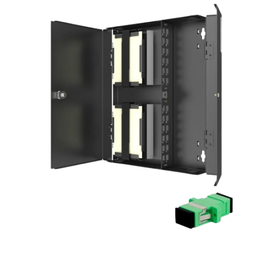 DIO DE PAREDE MONOMODO SC APC 24FO PRETO - INSTRUFIBER