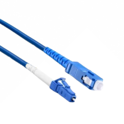 Cordão Óptico Simplex Monomodo 9/125µ LC-UPC/SC-UPC 5m - INSTRUFIBER