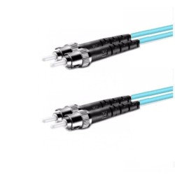 CORDÃO ÓPTICO DUPLEX MULTIMODO (50/125) OM4 2mm ST/PC - ST/PC 3 metros - INSTRUFIBER