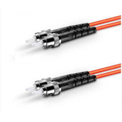 Cordão Óptico Duplex 2MM 62,5/125µ ST-UPC/ST-UPC 2.5m - INSTRUFIBER