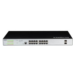 SWITCH GERENCIAVEL 16 PORTAS GIGA E 2 SFP SG 1602 POE MAX INTELBRAS - INSTRUFIBER