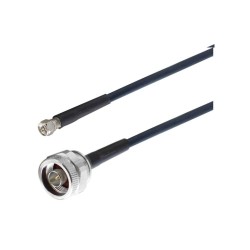CABO COAXIAL DLC 58 COM CONECTORES N-TNC 10 METROS CCX 1001 INTELBRAS - INSTRUFIBER