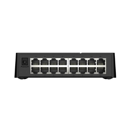SWITCH DESKTOP 16 PORTAS FAST ETHERNET COM QOS SF1116F INTELBRAS - INSTRUFIBER
