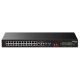 SWITCH NAO GERENCIAVEL 24 PORTAS FAST POE SFP S1126F-PA INTELBRAS - INSTRUFIBER