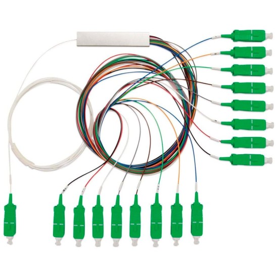 Splitter Óptico 1x8 SC/APC XFS 182 Intelbras - INSTRUFIBER