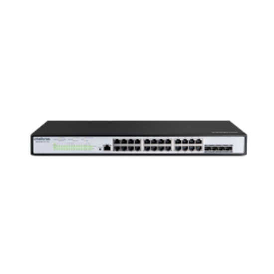 SWITCH GERENCIAVEL 24 PORTAS GIGA + 4 PORTAS SFP 1000 BASE-X S 2328G-A  INTELBRAS - INSTRUFIBER
