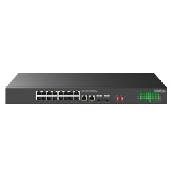 SWITCH POE 16 PORTAS GIGA + 4 PORTAS UPLINK S1120G-PA INTELBRAS - INSTRUFIBER