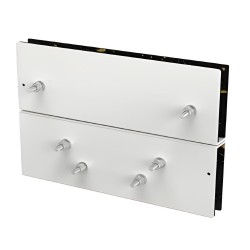 SUPORTE PARA PORTA DE VIDRO SV 21/22 SERIES BRANCO INTELBRAS - INSTRUFIBER