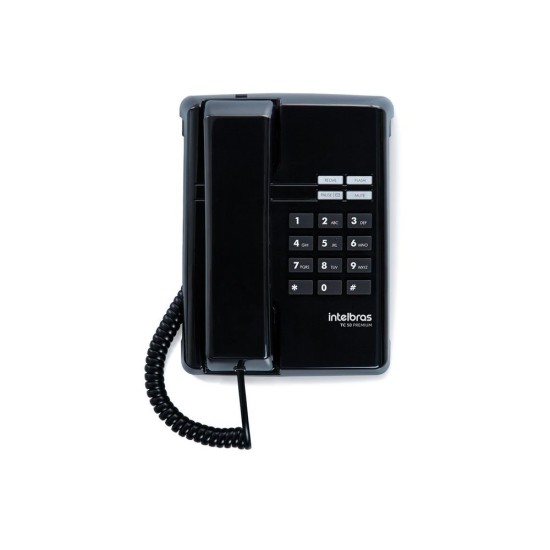 Telefone com Fio TC 50 Premium Preto Intelbras - INSTRUFIBER