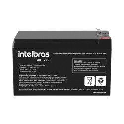Bateria 12V 7AH para nobreak XB 1270 Intelbras - INSTRUFIBER