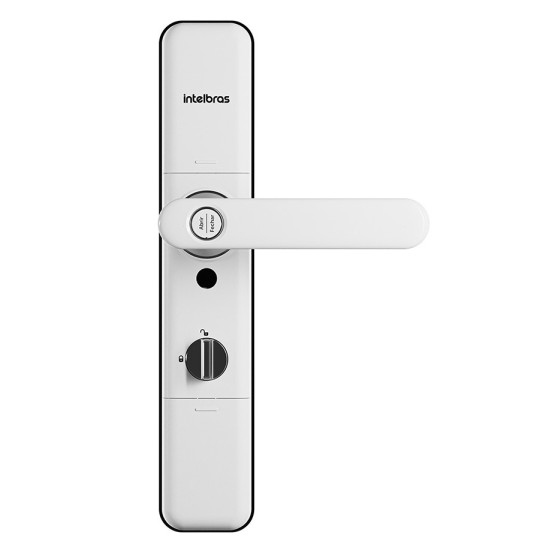 FECHADURA DIGITAL EMBUTIR IZY SMART COM MAÇANETA IFR 7000 BRANCA INTELBRAS - INSTRUFIBER