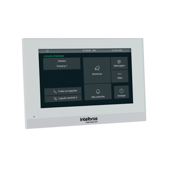 Terminal de vídeo IP universal TVIP 3000 WIFI Intelbras - INSTRUFIBER