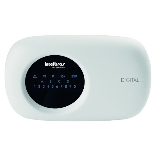 Teclado para centrais de alarme XAT 3000 LED Intelbras - INSTRUFIBER