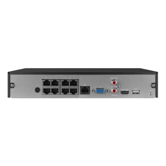 STAND ALONE DVR 08 CANAIS POE IP NVD 1408P SEM HD INTELBRAS - INSTRUFIBER 