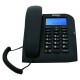 Telefone com Identificação de Chamadas e Viva Voz TC 60 ID Preto Intelbras - INSTRUFIBER