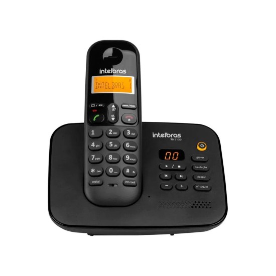 Telefone sem Fio Digital TS 3130 Preto Intelbras - INSTRUFIBER