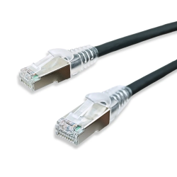 Cabo de Rede Gamer Cat6 Preto Conector Blindado e 1000Mbps 1,5M para Jogos - INSTRUFIBER