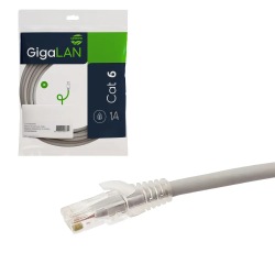 Patch Cord CAT6 2,5 Metros LSZH Cinza Gigalan Furukawa 35123244 - INSTRUFIBER
